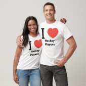 iheart、iheart、ホッケー選手 tシャツ (ユニセックス)