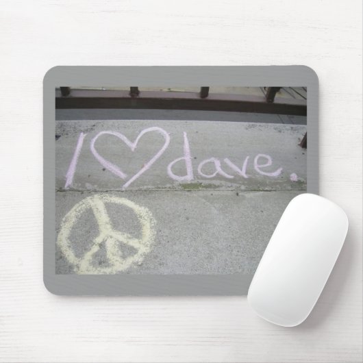 iheartdaveのmousepad マウスパッド (マウス)