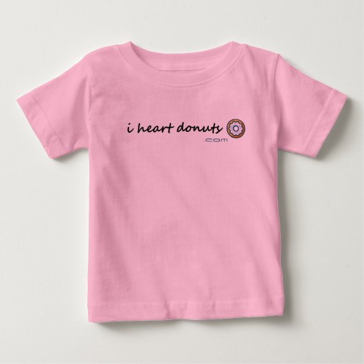 iheartdonuts.com Baby GirlsのTシャツ ベビーTシャツ (正面)