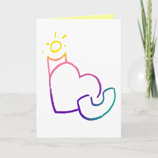 IHeartU_記念日 カード (正面)