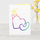 IHeartU_記念日 カード (黄色い花)