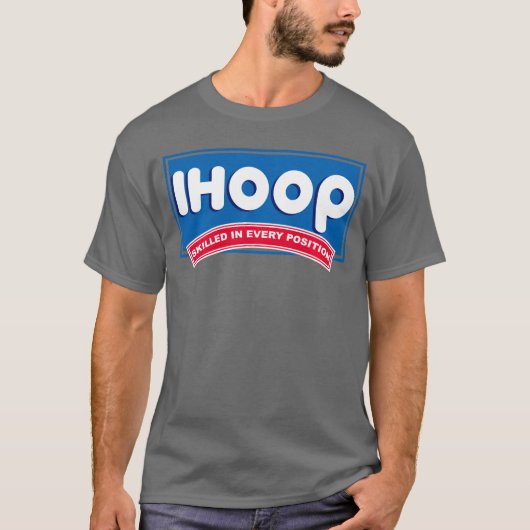iHoop Skilled in Every Position Basketball Pullove Tシャツ (正面)