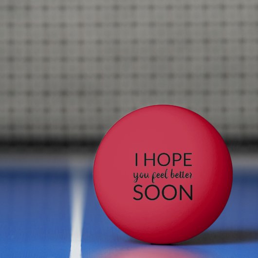 #IHopeYouFeelBetterSoonPingPongBall 卓球ボール (ネット)