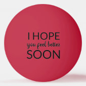#IHopeYouFeelBetterSoonPingPongBall 卓球ボール (正面)