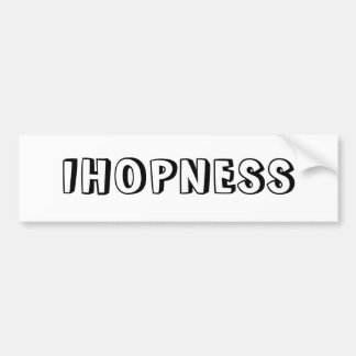 IHOPNESS バンパーステッカー