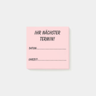 Ihr nächster Termin! ポストイット