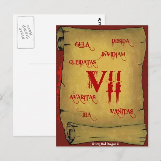 IIはがき7枚 ポストカード (正面/裏面)