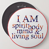 IIは生きた魂I Eng 缶バッジ (正面&裏面)