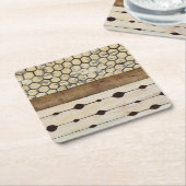 IIを眩まして下さい スクエアペーパーコースター (アングル)