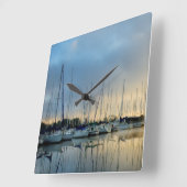 IIを突破 スクエア壁時計 (傾斜)