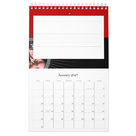 IIを訓練する重量-小さいカレンダー カレンダー (1月 2027)