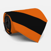IIオレンジおよび黒 ネクタイ (ロール)