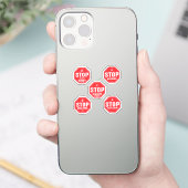 IIストップシステッカーに署名 シール (スマートフォン)