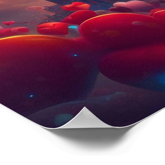 IIハート ポスター (角)