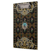 IIラッシビクトリアンャーズエレガントフローラモノグラム クリップボード (左)