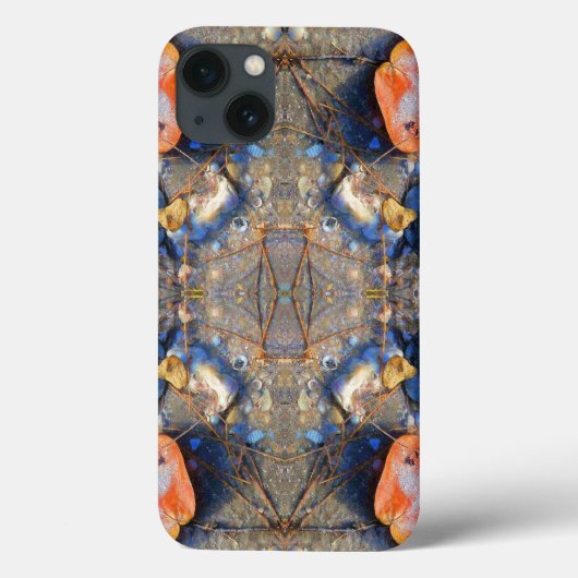 II葉型と貝殻パターン Case-Mate iPhoneケース (裏面)