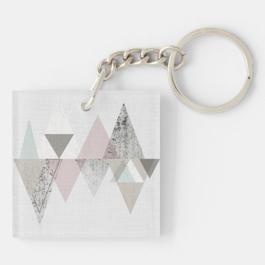 II |幾何学的なモダンを楽しませて下さい キーホルダー (裏面)