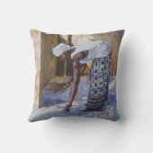 II 2002年を掃除している女の子 クッション (裏面)