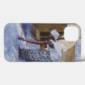 II 2002年を掃除している女の子 Case-Mate iPhoneケース (裏面 (横))