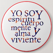 II am a living soul I Esp I 缶バッジ (正面)