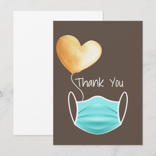 II Coronavirus Editionに感謝 ノートカード (正面/裏面)