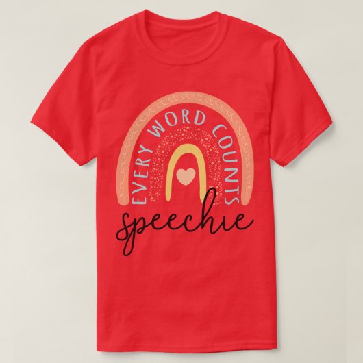 II SLPのすべてのワード数 Tシャツ (デザイン正面)