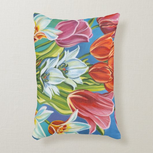 IIIのブーケ縁どー アクセントクッション (正面(垂直))