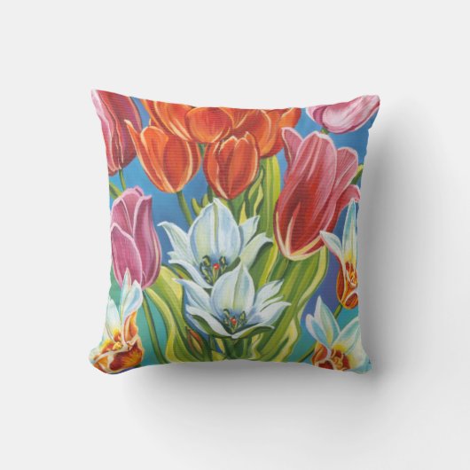 IIIのブーケ縁どー クッション (正面)