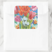 IIIのブーケ縁どー スクエアシール (バッグ)