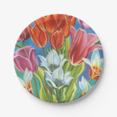 IIIのブーケ縁どー ペーパープレート (正面)