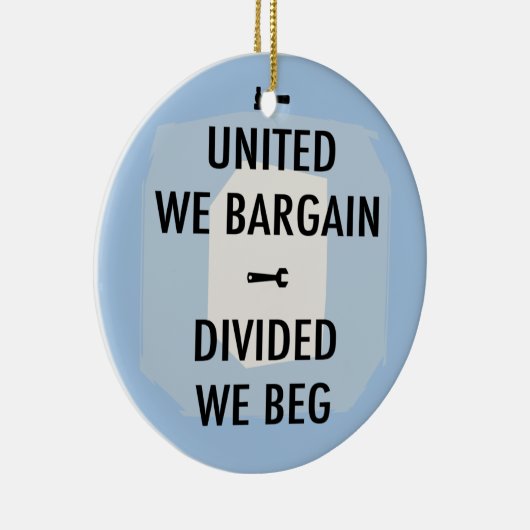 IIIを駆け引きしますか、または頼んで下さい セラミックオーナメント (右)