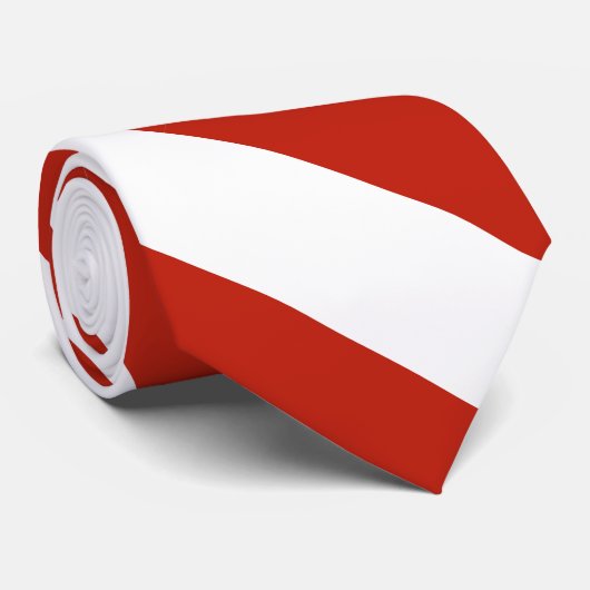 III大赤と白学のストライプネクタイ ネクタイ (ロール)