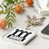 III腕-大きいkeychainのリングや輪 キーホルダー (側面)