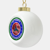 III軍団の思い出のクリスマス セラミックボールオーナメント (右)
