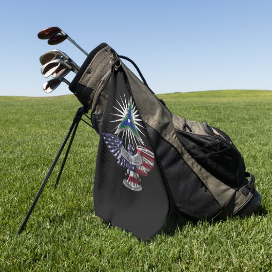 III部隊ファントム戦士カスタムワシ ゴルフタオル (グリーン)