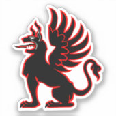 III./JG 26 Jagdgeschwader 26 Red Griffin Insignia シール (正面)