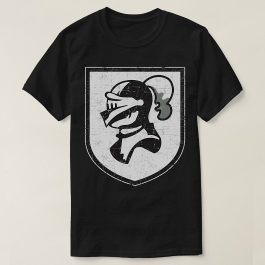 IIJG 4 Jagdgeschwader 4 Grunge Style Tシャツ (デザイン正面)