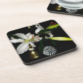 Iirshデザイン – ブラスとフラワーコレクション コースター (左側)