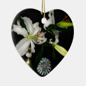 Iirshデザイン – ブラスとフラワーコレクション セラミックオーナメント (右)