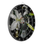 Iirshデザイン – ブラスとフラワーコレクション ダーツボード (正面左)