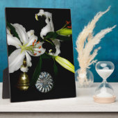 Iirshデザイン – ブラスとフラワーコレクション フォトプラーク (側面)