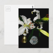 Iirshデザイン – ブラスとフラワーコレクション ポストカード (正面/裏面)
