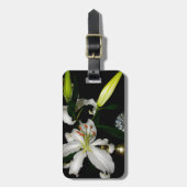 Iirshデザイン – ブラスとフラワーコレクション ラゲッジタグ (正面縦)