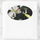 Iirshデザイン – ブラスとフラワーコレクション 楕円形シール (バッグ)