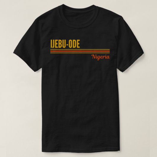IjebuOde Nigeria Tシャツ (デザイン正面)