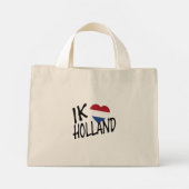 IKハートフラッグHolland bk tcnt ミニトートバッグ (裏面)