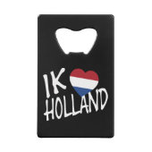 IkハートフラッグHolland wt on bk bocnt クレジットカード栓抜き (裏面)