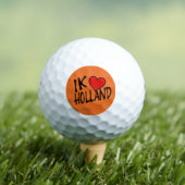 IkハートHolland bk on or be6 gbcnt ゴルフボール (インサイチュ 木)