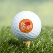 IkハートHolland wt onまたはbe6 gbcnt ゴルフボール (インサイチュ 木)