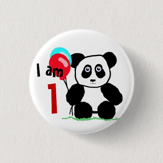 Ik ben 1 verjaardag 缶バッジ (正面)